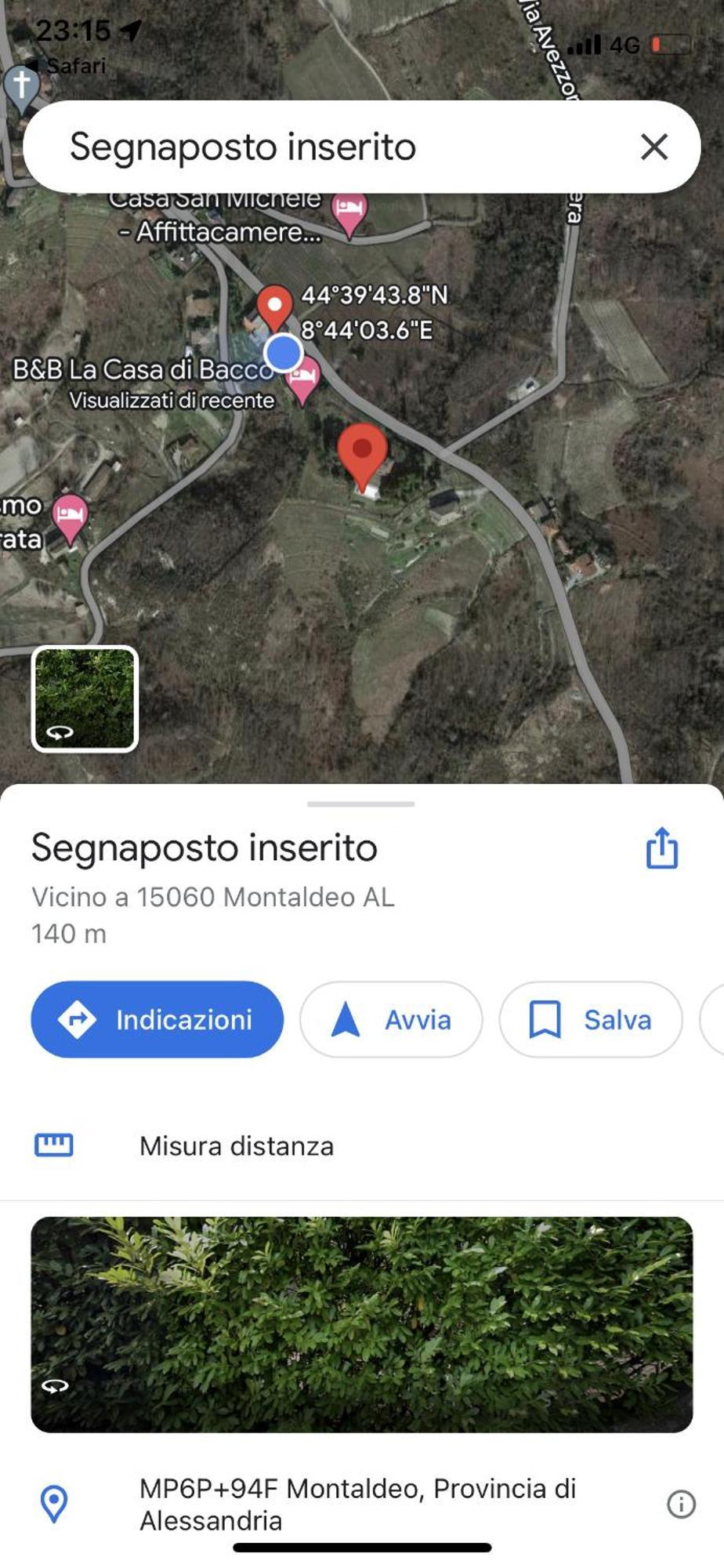 La Casa Di Bacco B&B Lerma Экстерьер фото